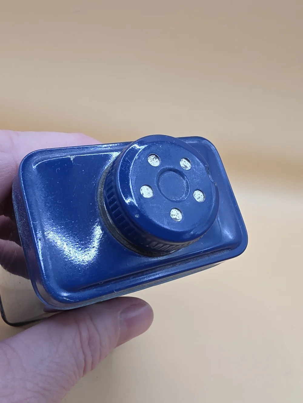 Vintage Aqua Velva Shave Talc Tin with contents inside